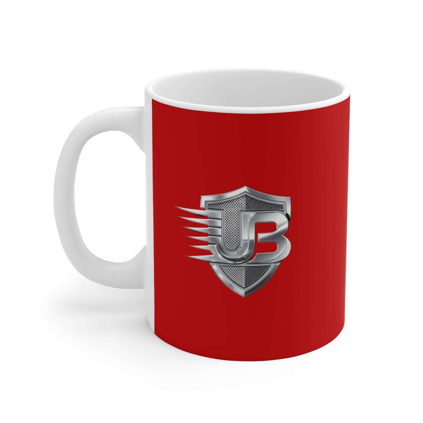UB Shield Logo Coffee Mug — Red 11oz Branded Team Mug