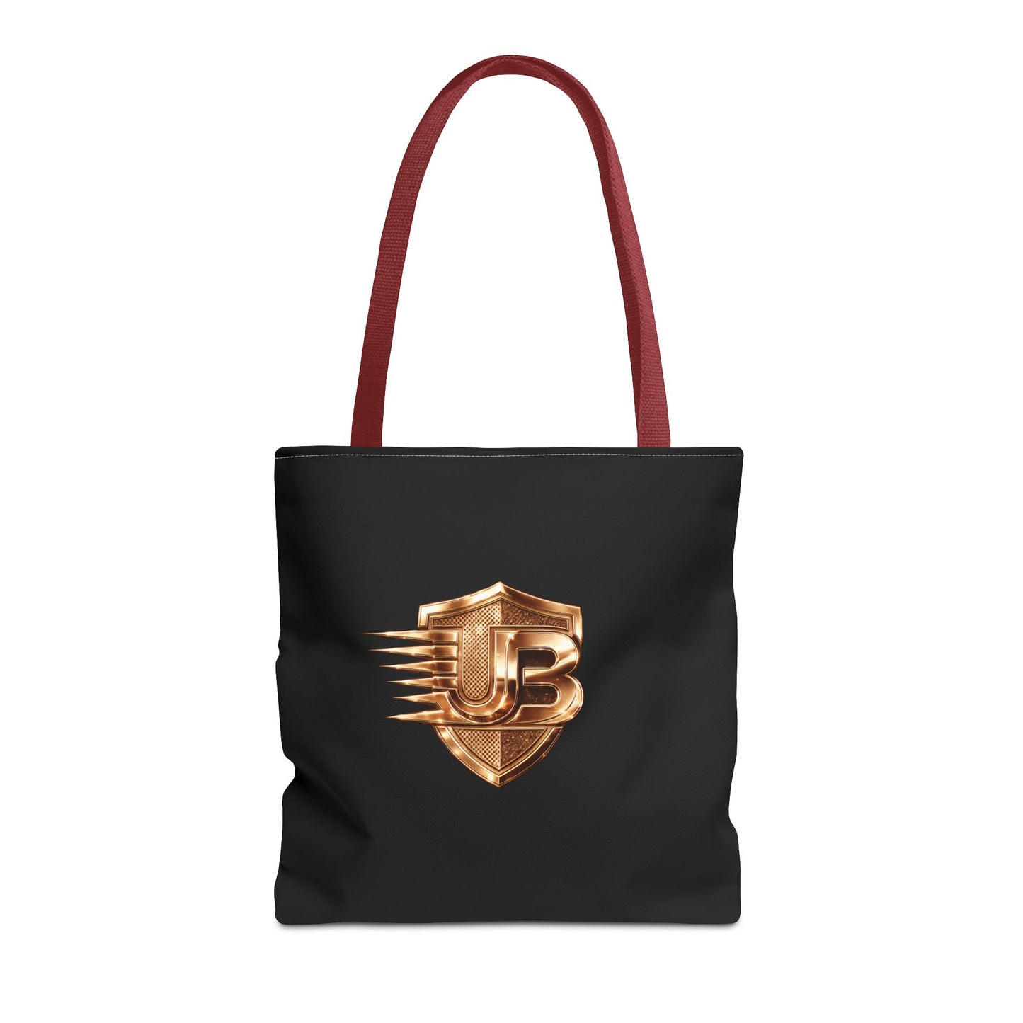 Ultimate Body QR Tote Bag — Black Logo Shield Design