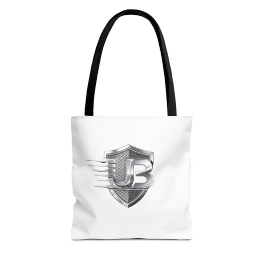 Red Shield JB Logo Tote Bag — Branded Lightweight Cotton Carryall
