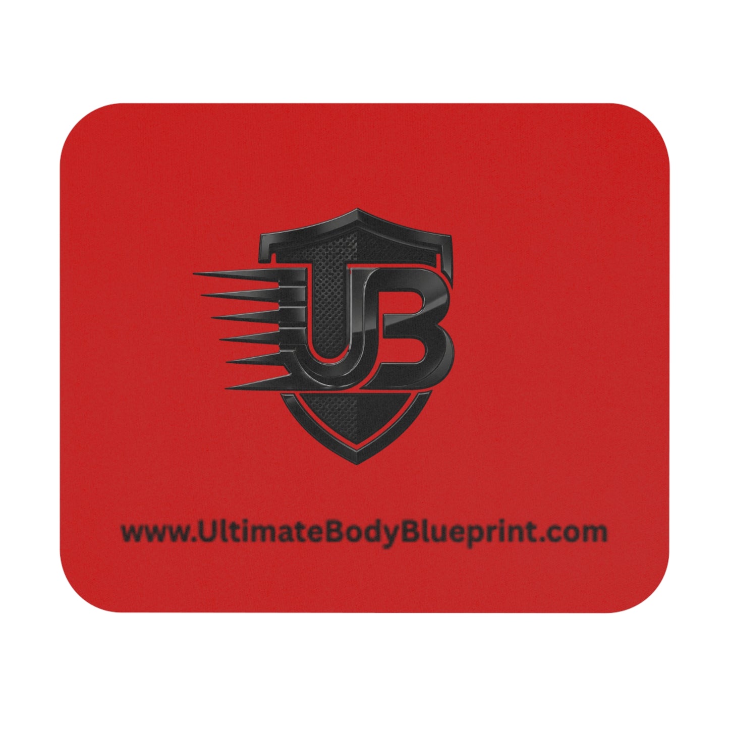 Red Shield UB Logo Mouse Pad — Gaming Desk Mat