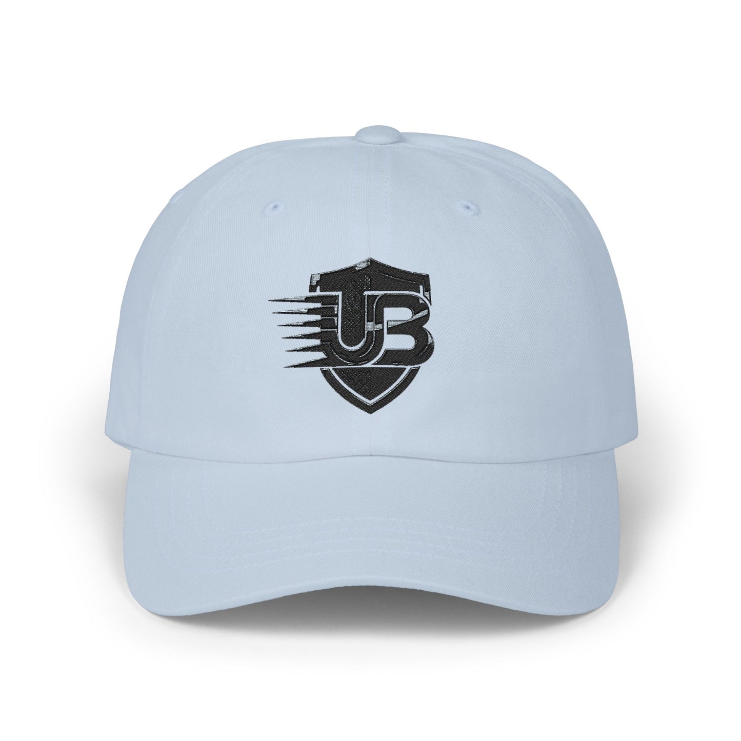 Vintage Shield Dad Cap — Distressed 'UB' Logo Baseball Hat