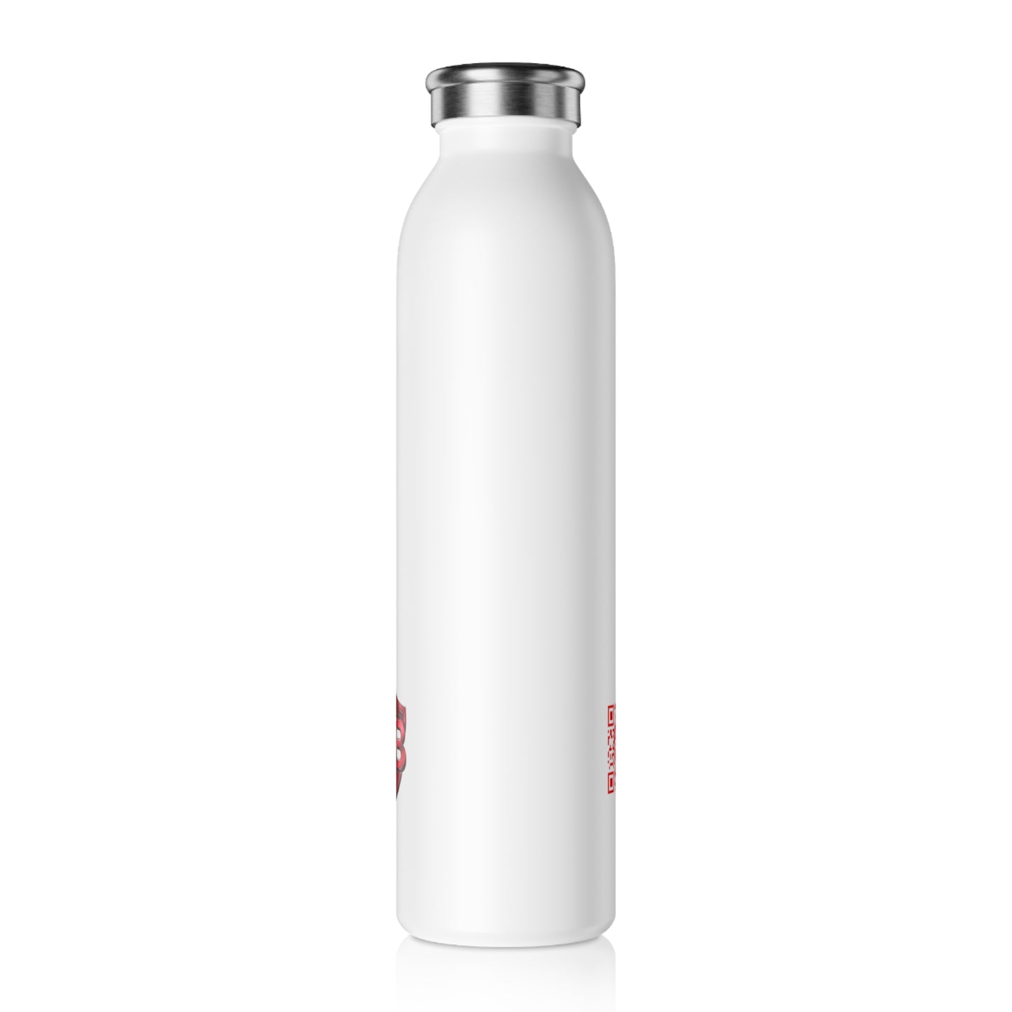 Slim Water Bottle — Red Shield 'UB' Logo Stainless Steel Bottle