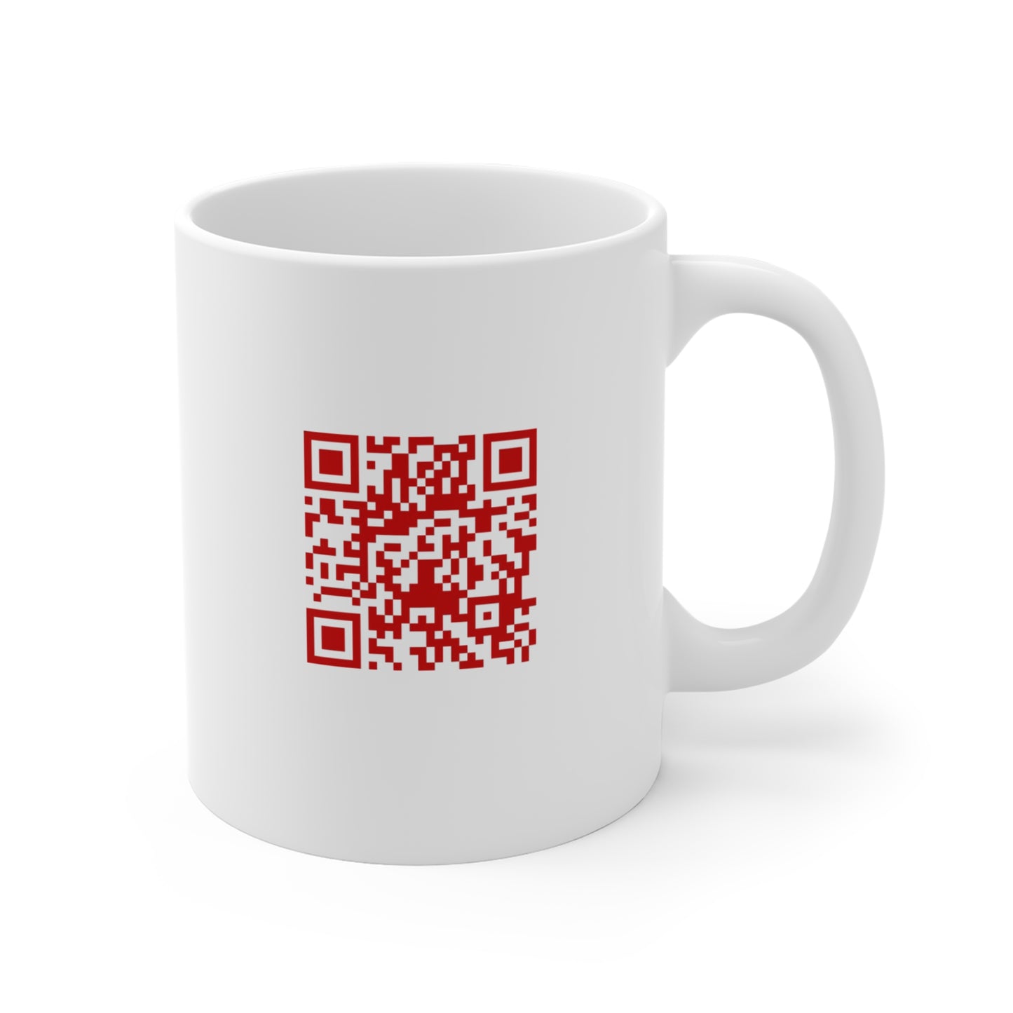 Superhero Shield Logo Mug — Red UB Emblem 11oz