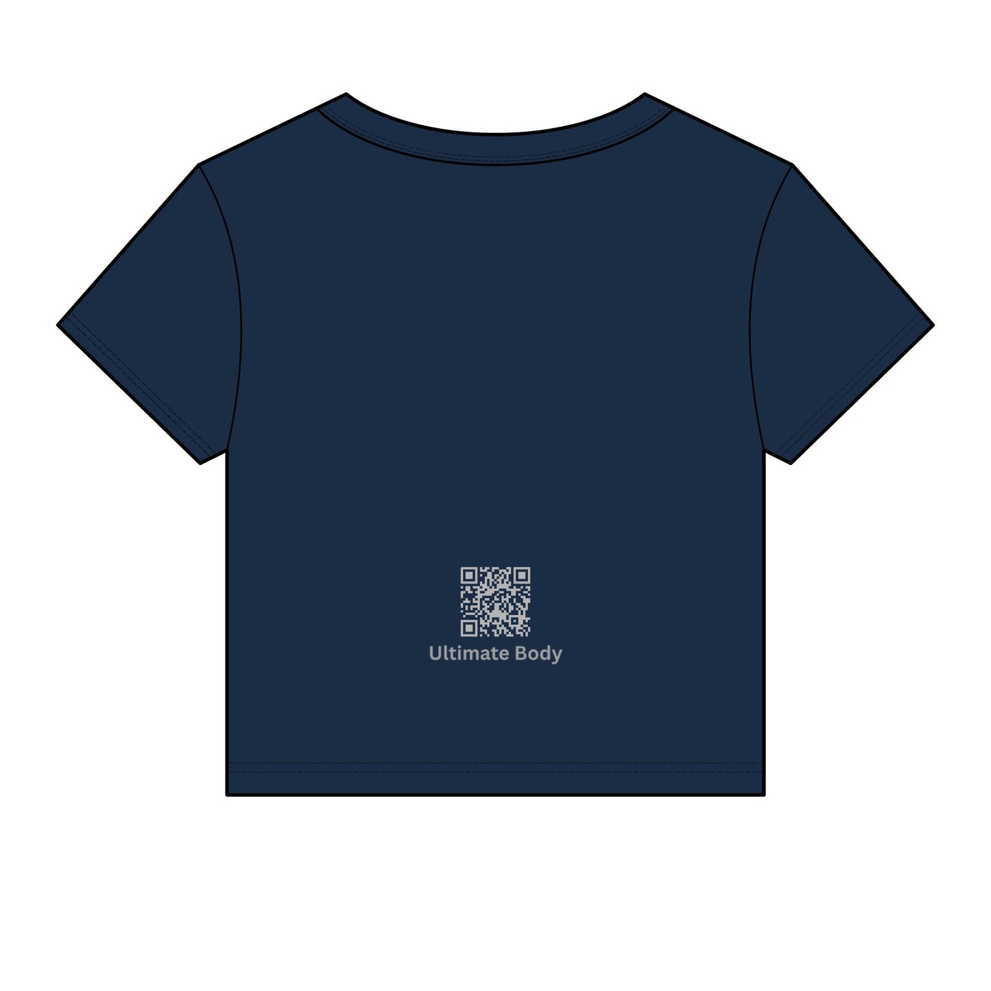United States Shield Crop Tee — Women's Patriotic Baby T‑Shirt