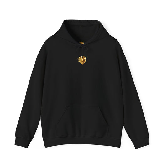 Hoodie — Gold Shield Crest "Ultimate Body" Pullover