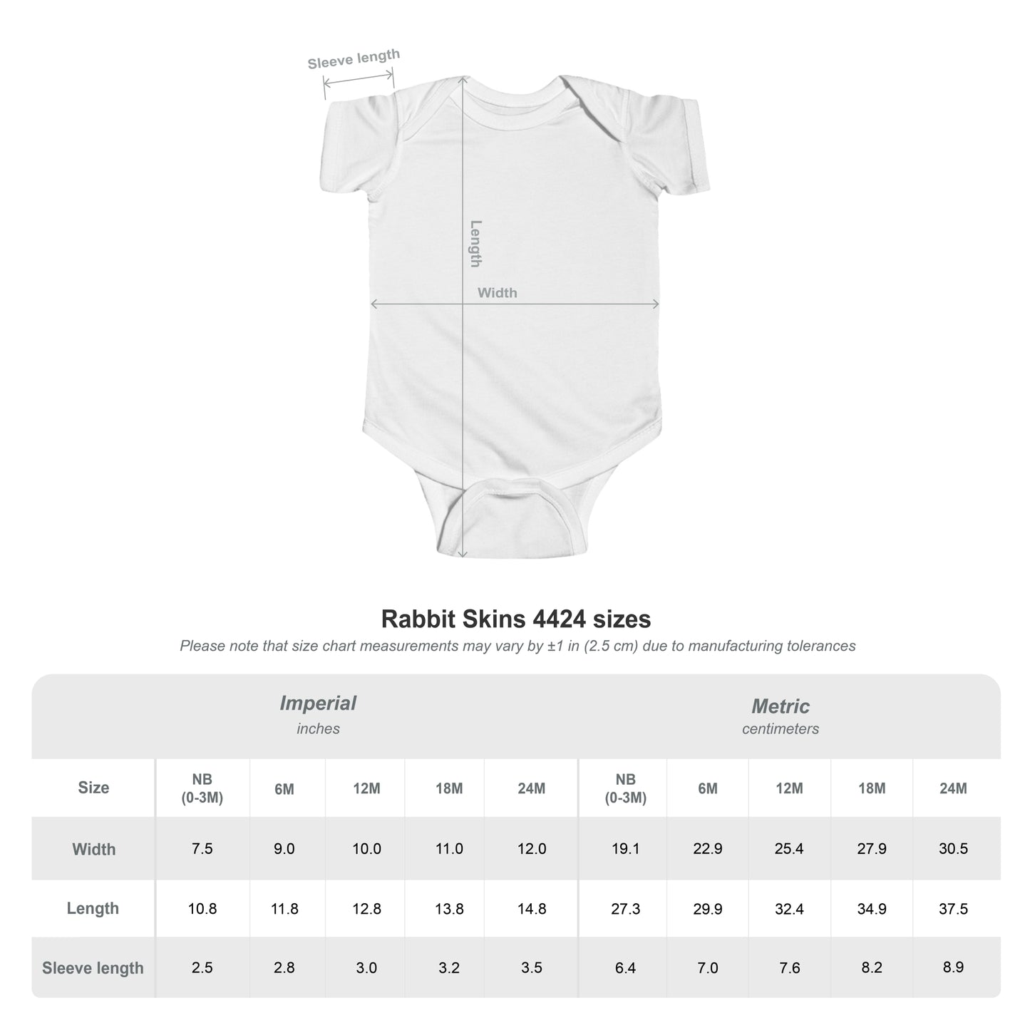 Gold Lion Heart Infant Bodysuit — 'Ultimate Body' Back QR