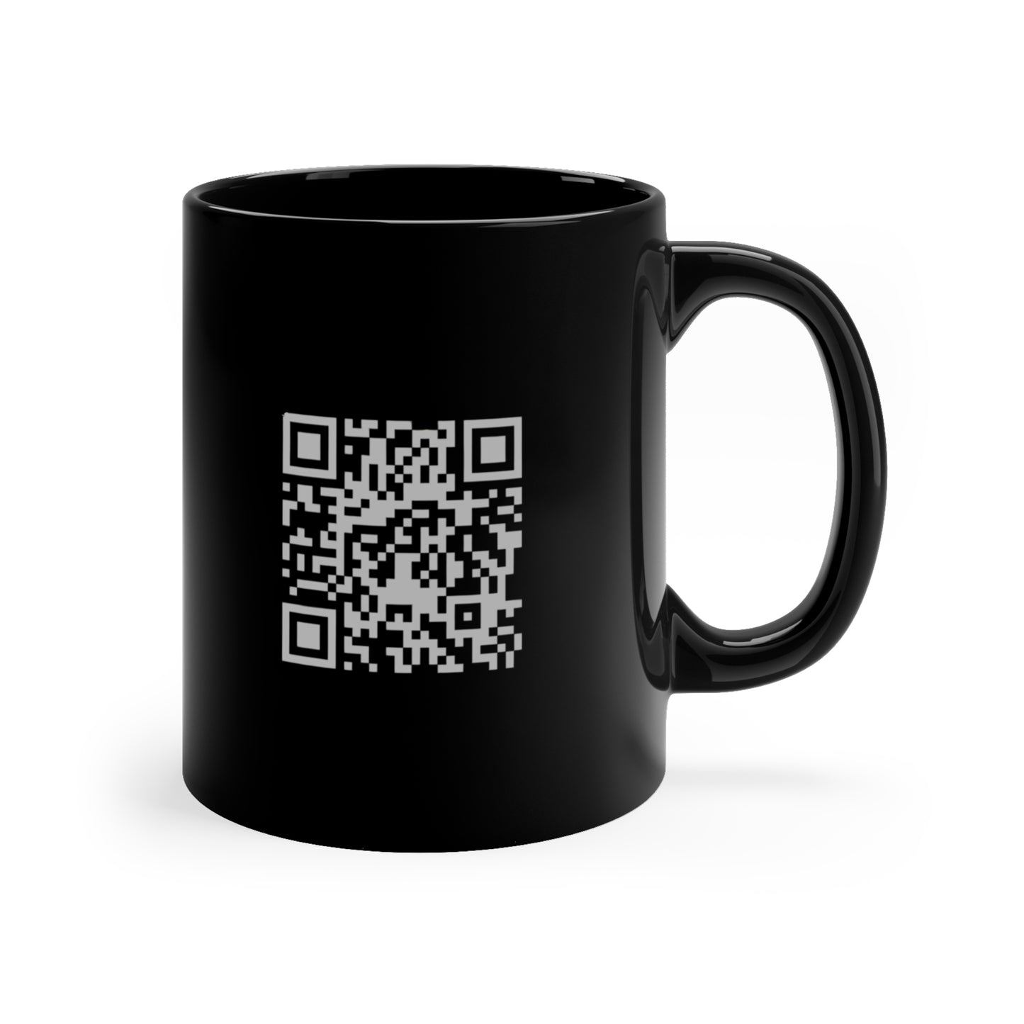 Black 11oz Coffee Mug with Metallic JB Shield Logo — Gift for Car Enthusiasts