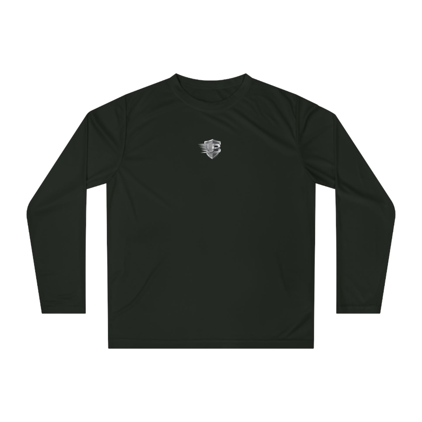 Performance Long Sleeve Shirt — Minimal QR Logo "Ultimate Body" Athletic Tee