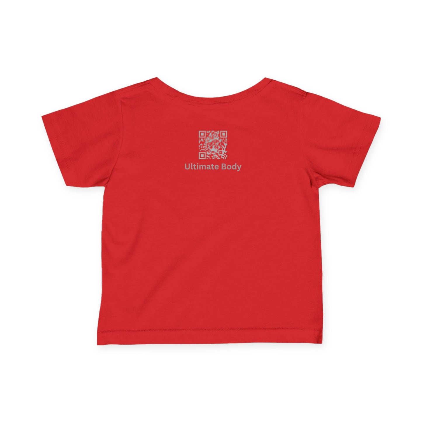 Infant Tee — Tiny 'Ultimate Body' QR Shield Baby Shirt