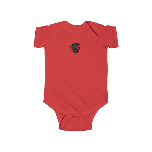 United States Shield Baby Bodysuit — Patriotic Infant Onesie with Crest