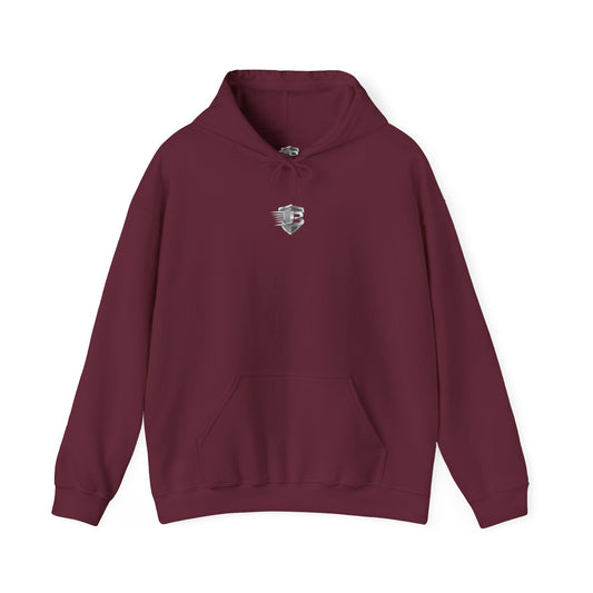 United States Shield Hoodie — Patriotic Athletic Pullover with Shield Logo