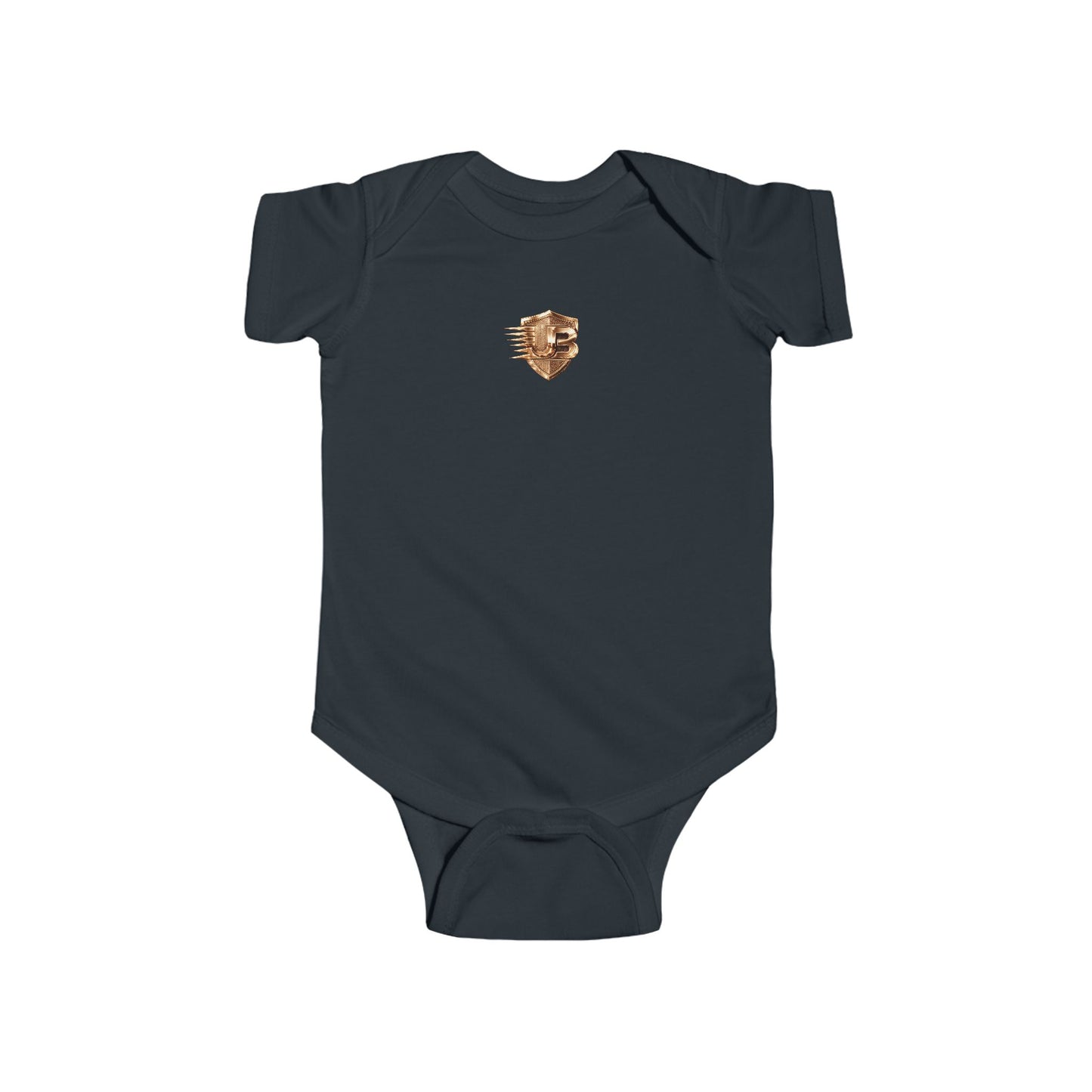 Infant Bodysuit with Gold QR Crest – 'Ultimate Body' Baby Onesie