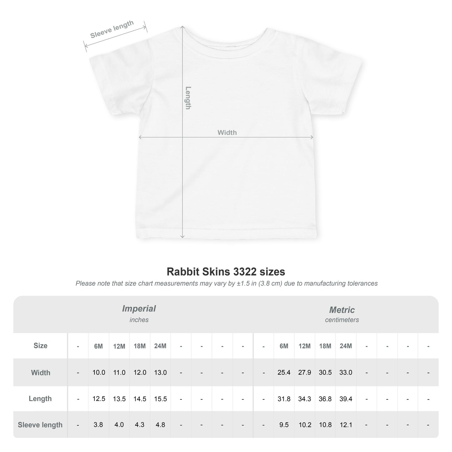 Infant Tee — Gold Shield Front & QR 'Ultimate Body' Back