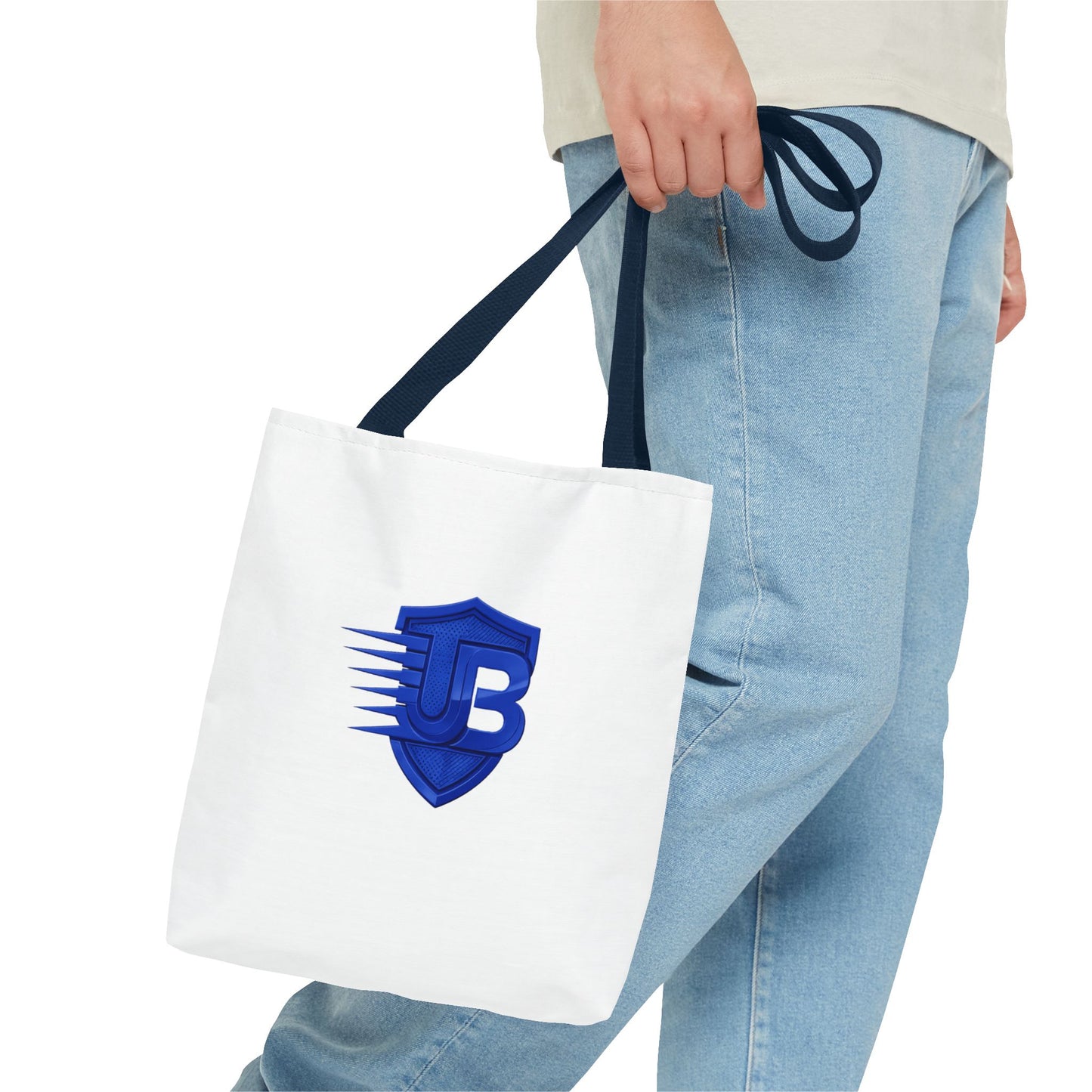 Blue Shield Logo Tote Bag — Branded UB Emblem Canvas Tote