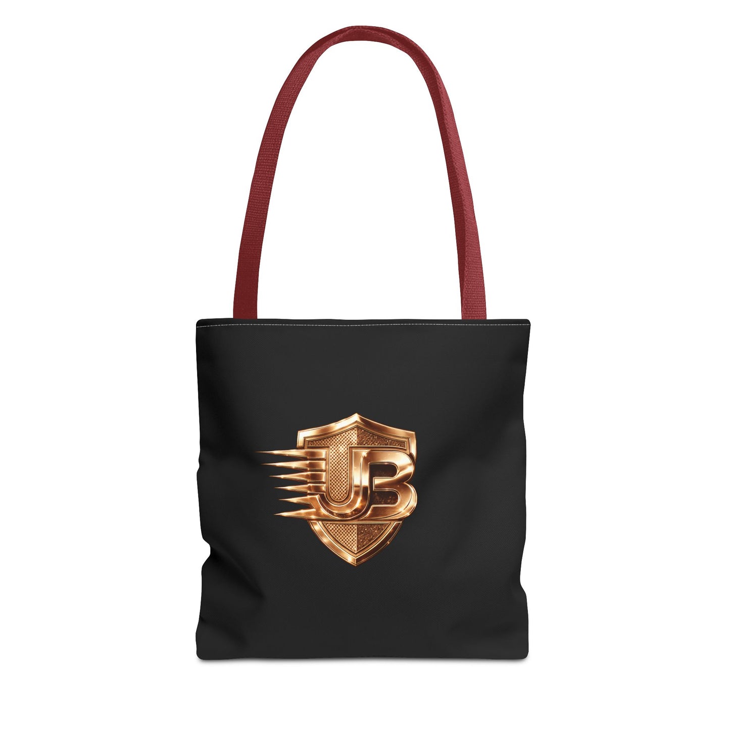Ultimate Body QR Tote Bag — Black Logo Shield Design