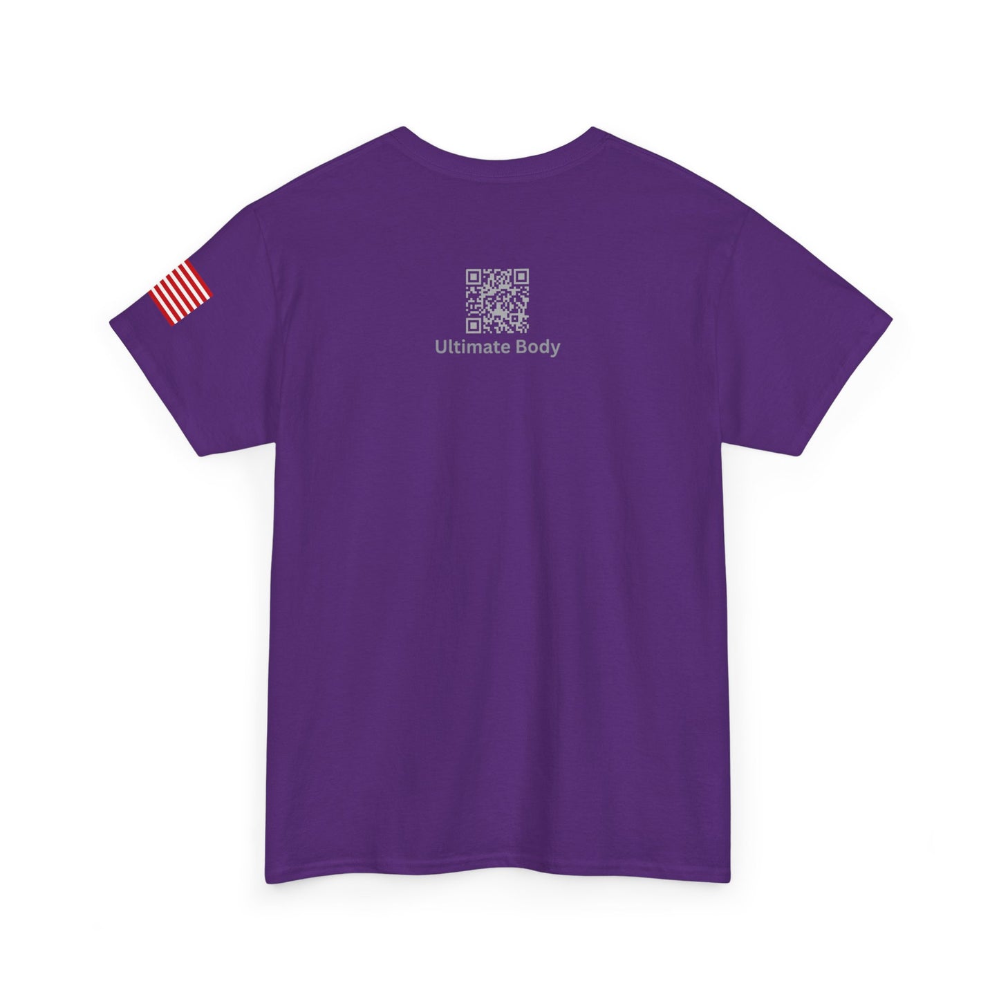 United States Military Emblem Tee – Patriotic Flag Sleeve Shirt