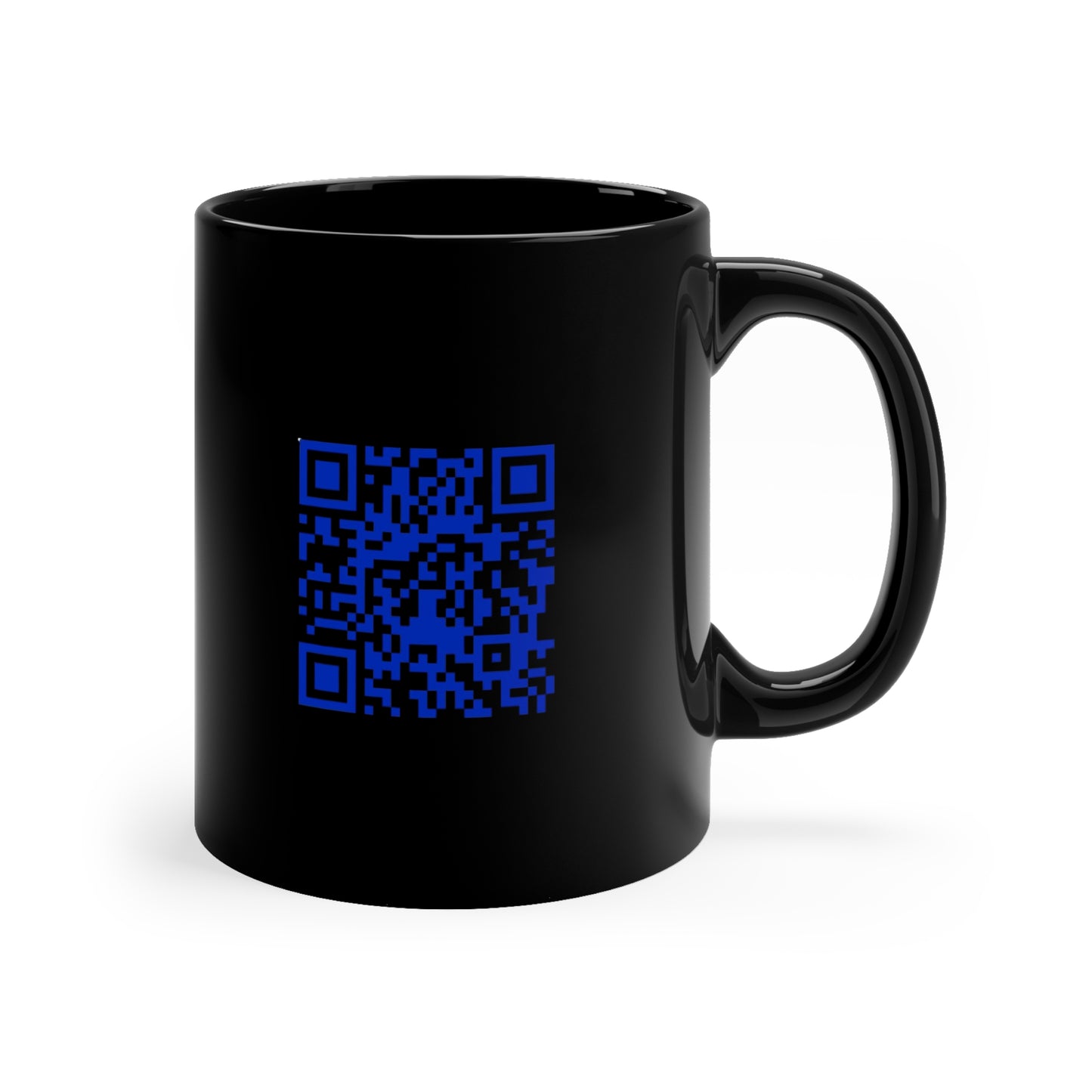 Blue Shield Logo Coffee Mug — 11oz Black Accent