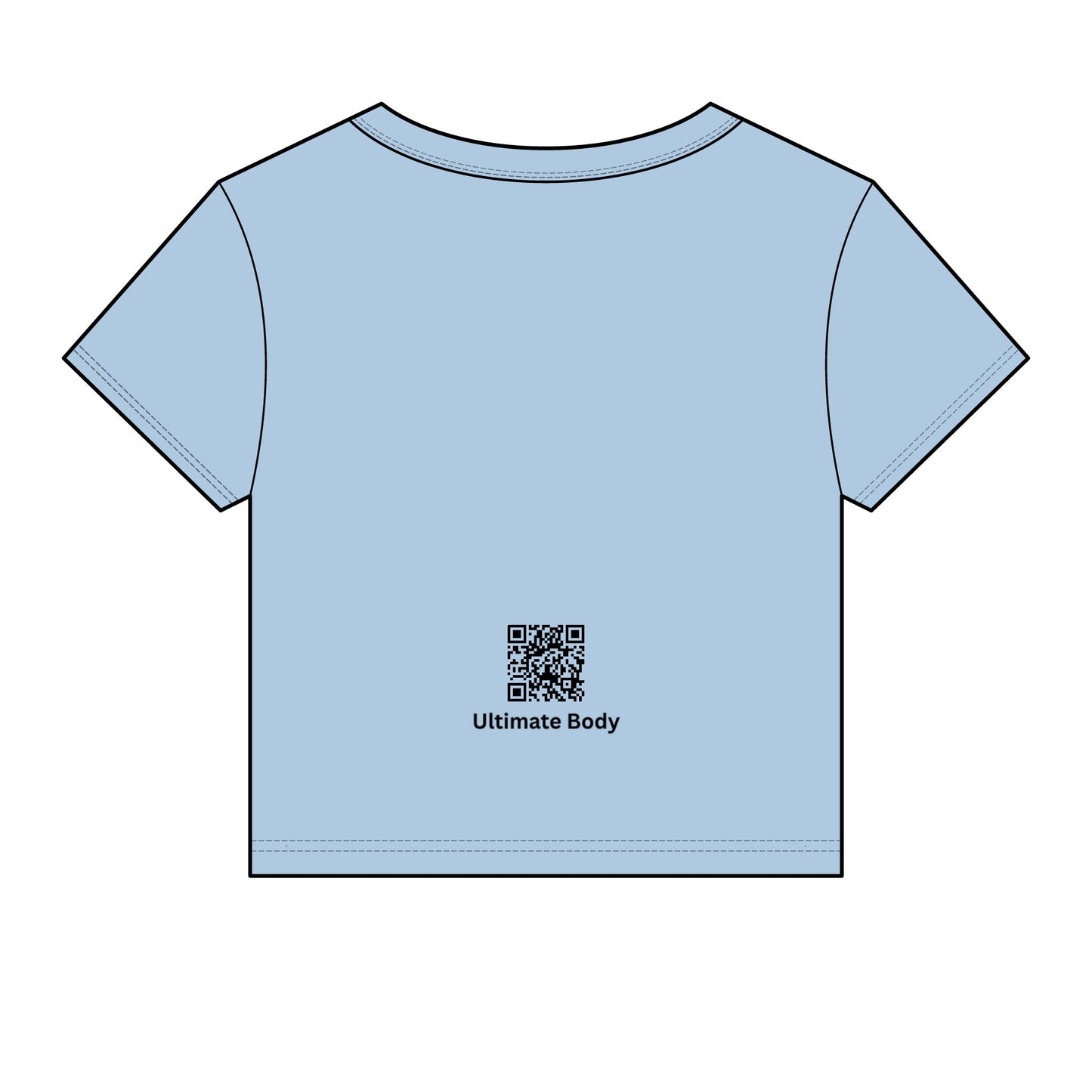 United States UB Shield Crop Tee — UltimateBodyBlueprint Logo Women's Baby T-Shirt