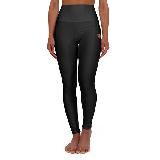 High-Waist Black Yoga Leggings — Sleek Everyday Activewear