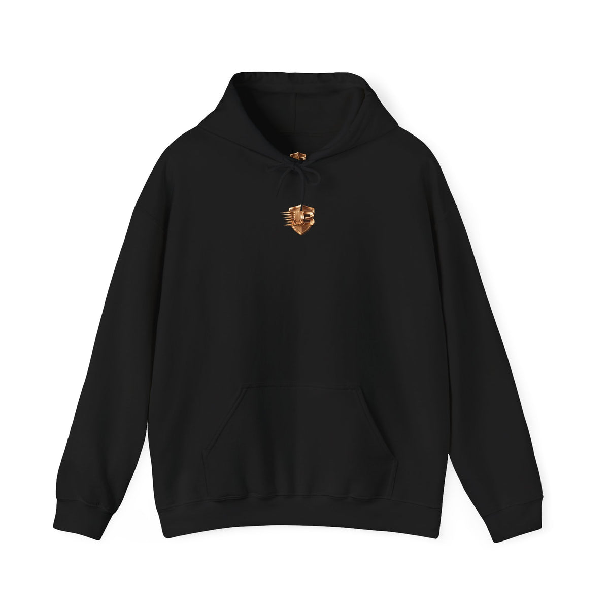 Hoodie — ‘Ultimate Body’ Gold Crest Logo Pullover