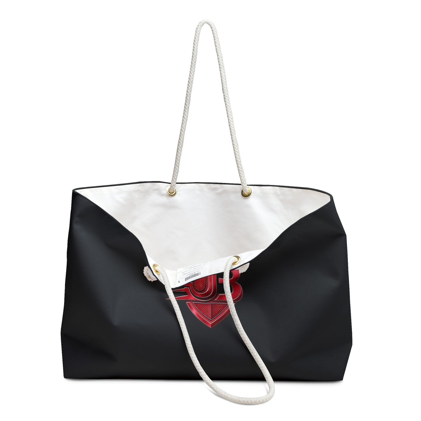 Ultimate Body Blueprint Weekender Bag — Black Fitness Logo Travel Tote