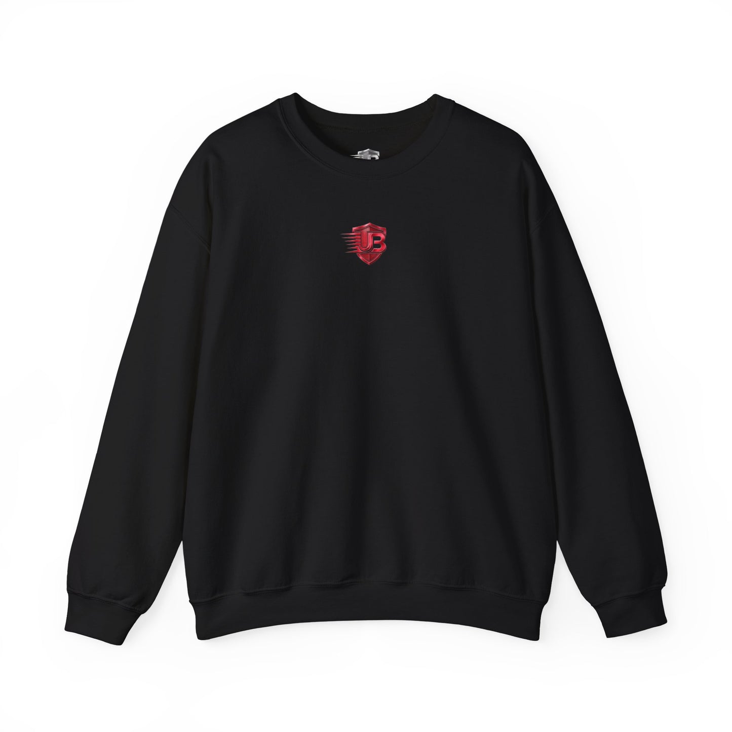 United States Blaze Logo Crewneck Sweatshirt — Red Emblem Athletic Pullover