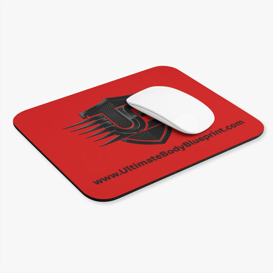 Red Shield UB Logo Mouse Pad — Gaming Desk Mat