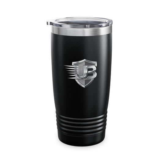 20oz Ringneck Tumbler – Insulated Travel Cup with Metallic Shield Logo