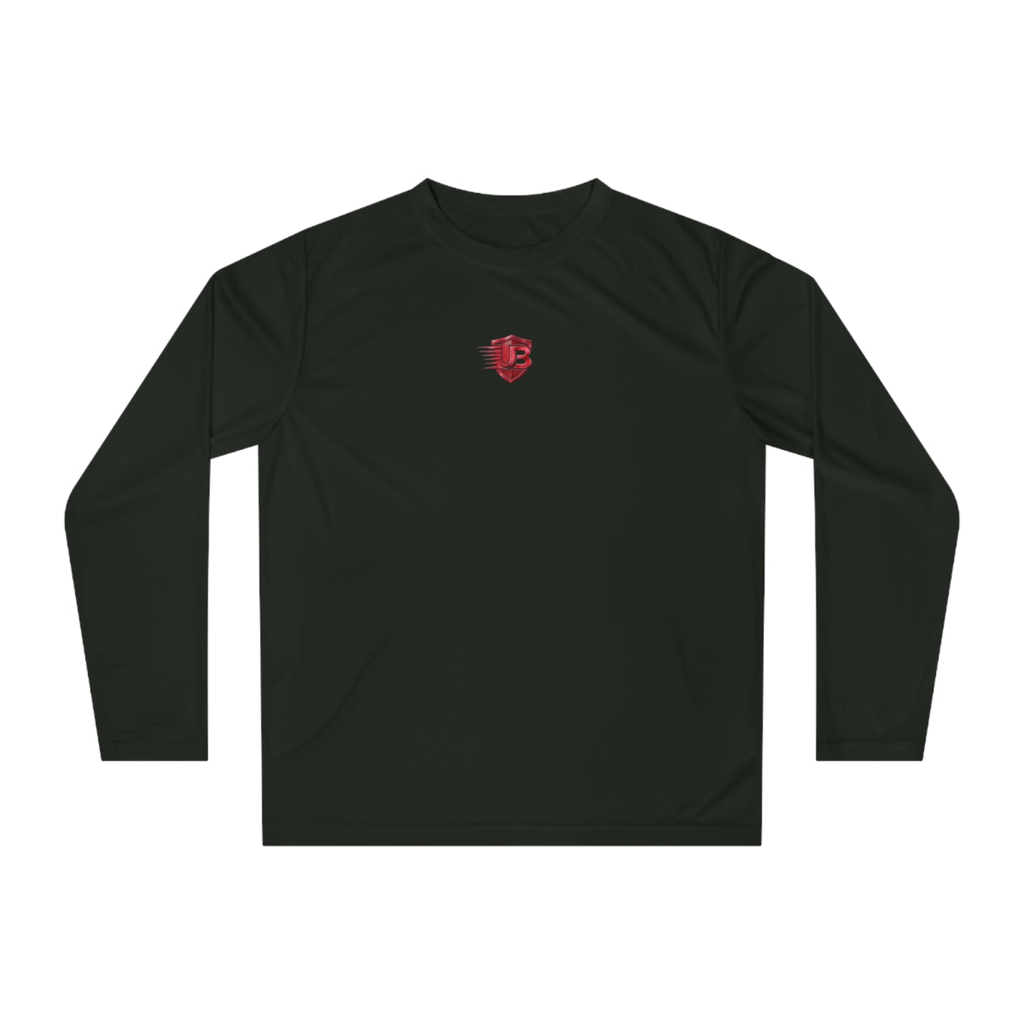 Performance Long Sleeve — Red Shield Gaming Logo Athletic Shirt