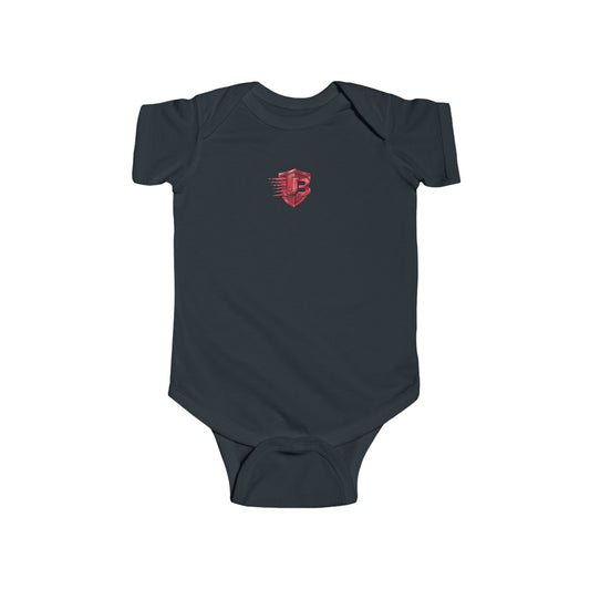 Infant Bodysuit — United States Racing Shield Baby Onesie (Red Logo)