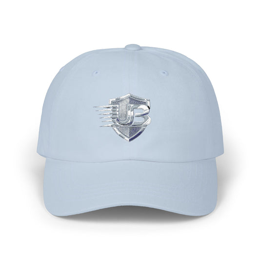 Vintage Shield Dad Cap — Distressed 'UB' Logo Baseball Hat