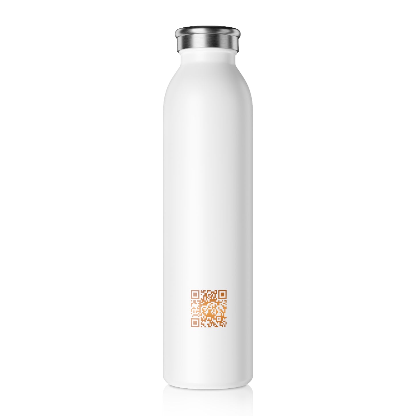Slim Water Bottle — Gold Racing Shield Slim Stainless Steel Bottle
