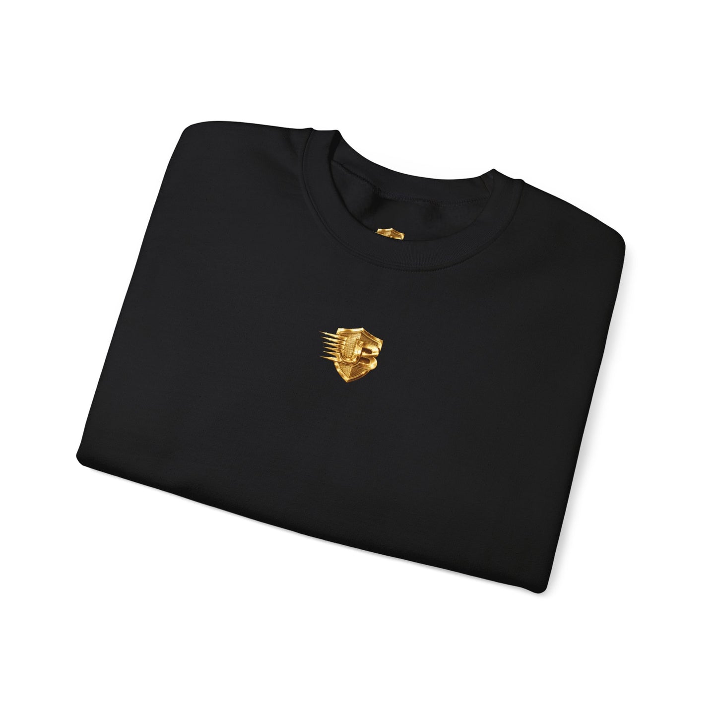 Crewneck Sweatshirt — Gold Lion Crest Front & 'Ultimate Body' QR Back