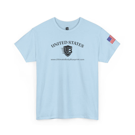 United States Logo Tee — Ultimate Body Blueprint Fitness Shirt