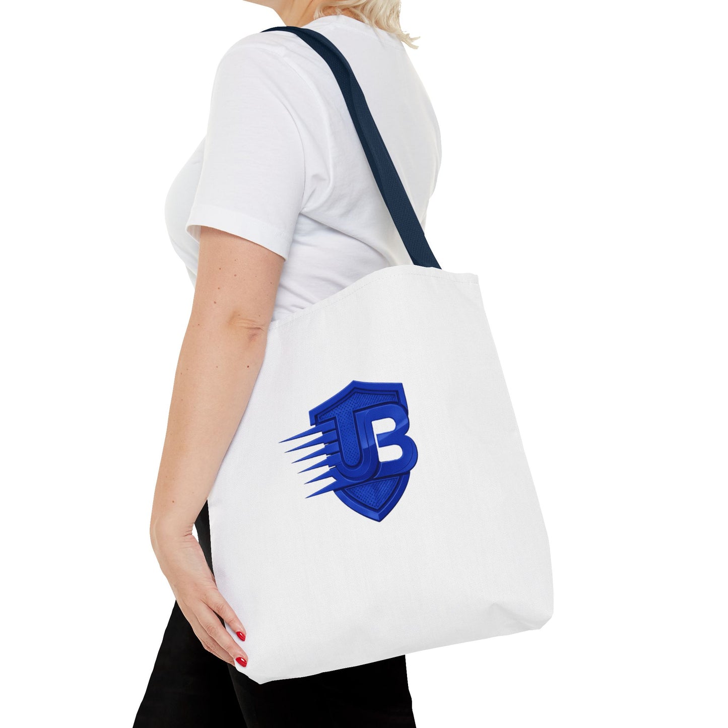 Blue Shield Logo Tote Bag — Branded UB Emblem Canvas Tote