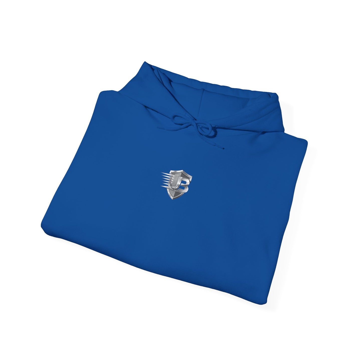 United States Shield Logo Hoodie — Patriotic Blue Pullover
